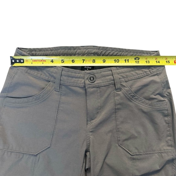 KUHL Horizn Skinny Pants Ripstop Cargo Gray Womens Size 4 Short Hiking Outdoor - Picture 7 of 15